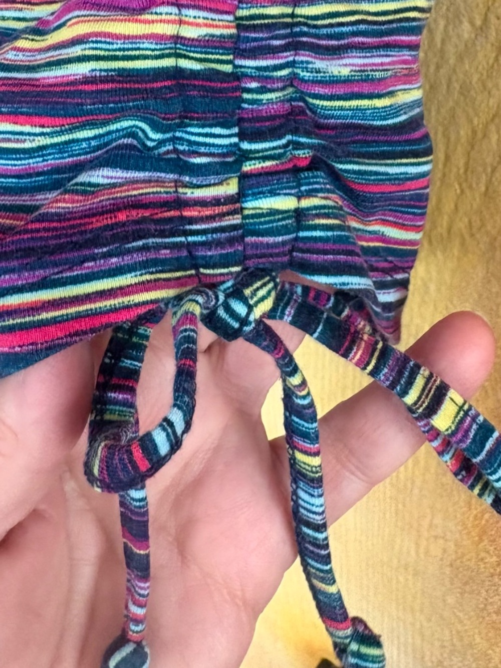 Super Soft Striped T with Ties - Picture 4 of 6